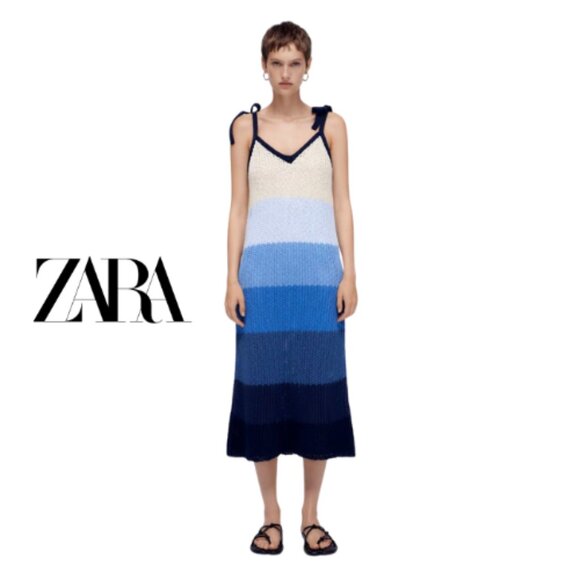 Zara | Limited Edition Crochet Knit Dress - Picture 1 of 5